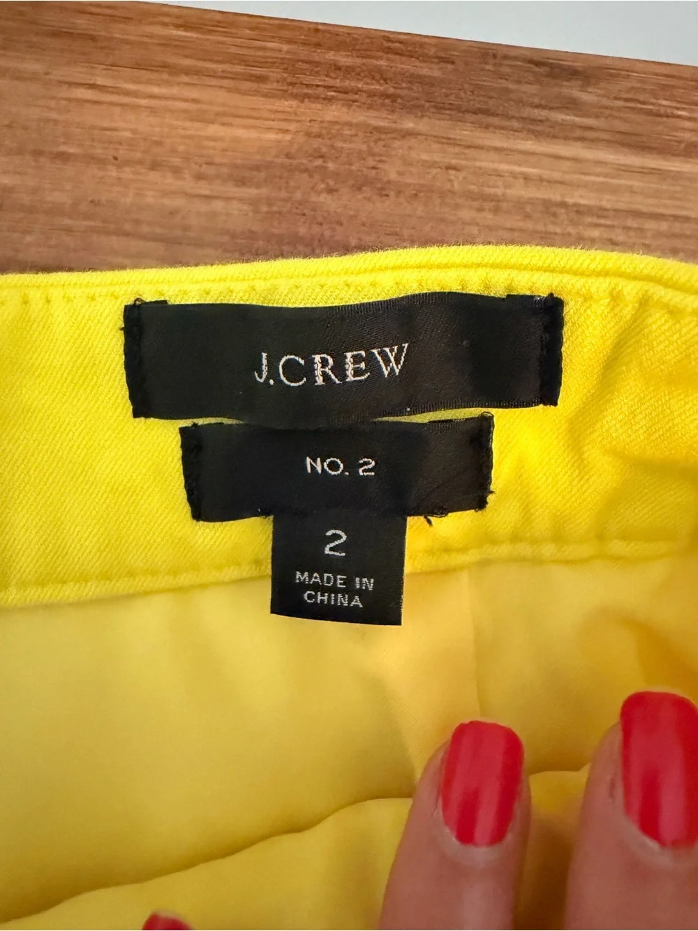 J. Crew Bright Yellow Pencil Skirt